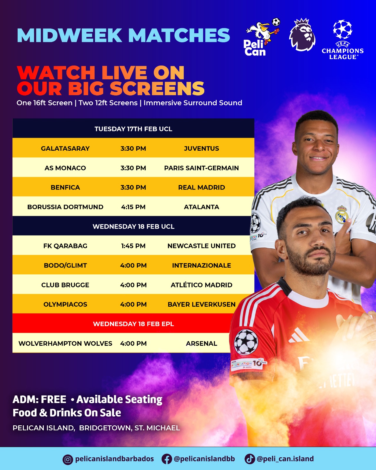 MIDWEEK MATCHES - Live Football