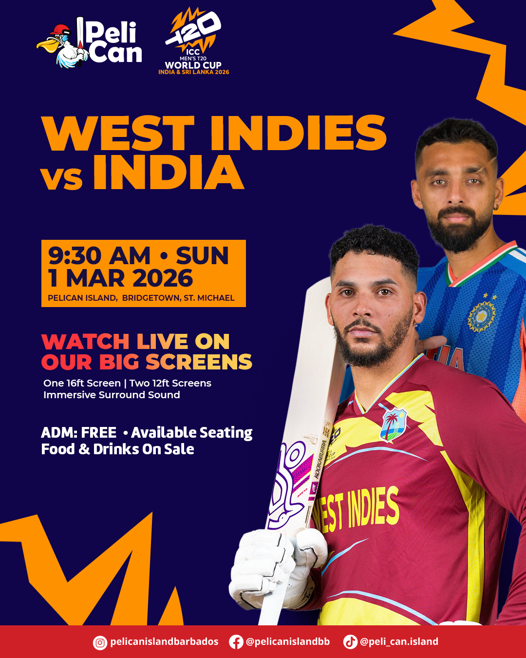 ICC Men's T20 World Cup: West Indies vs India 