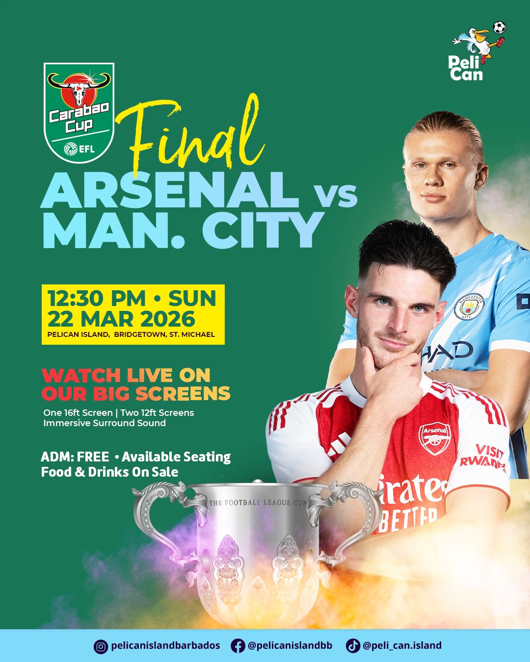 EFL/Carabao Cup: Arsenal vs Man City
