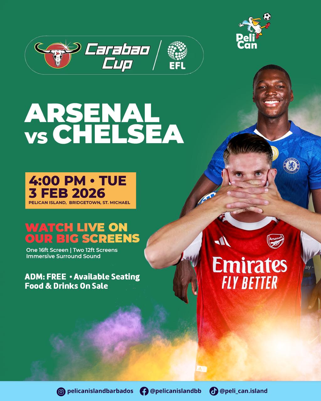 EFL Cup: Arsenal vs Chelsea Watch Party