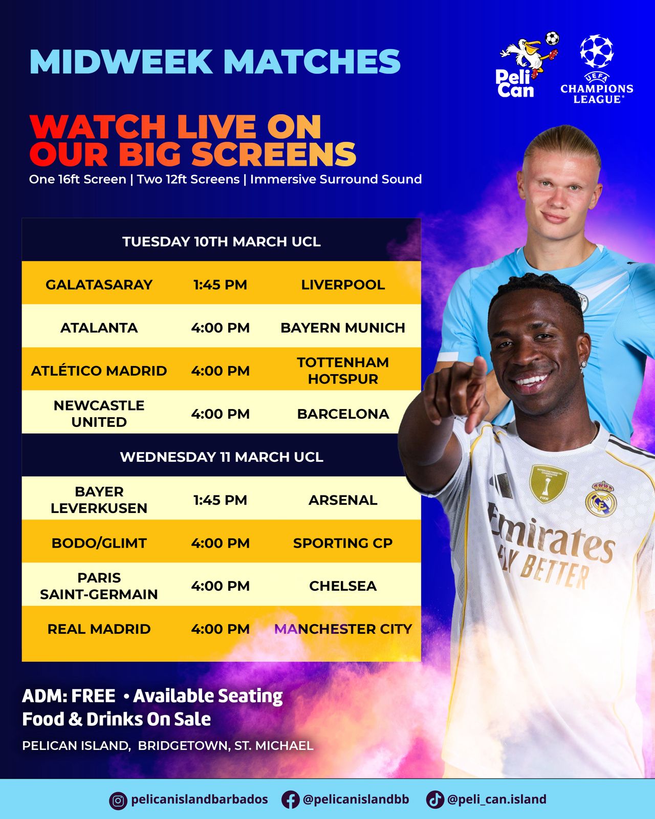 Midweek Matches: UEFA Champions League Watch Party