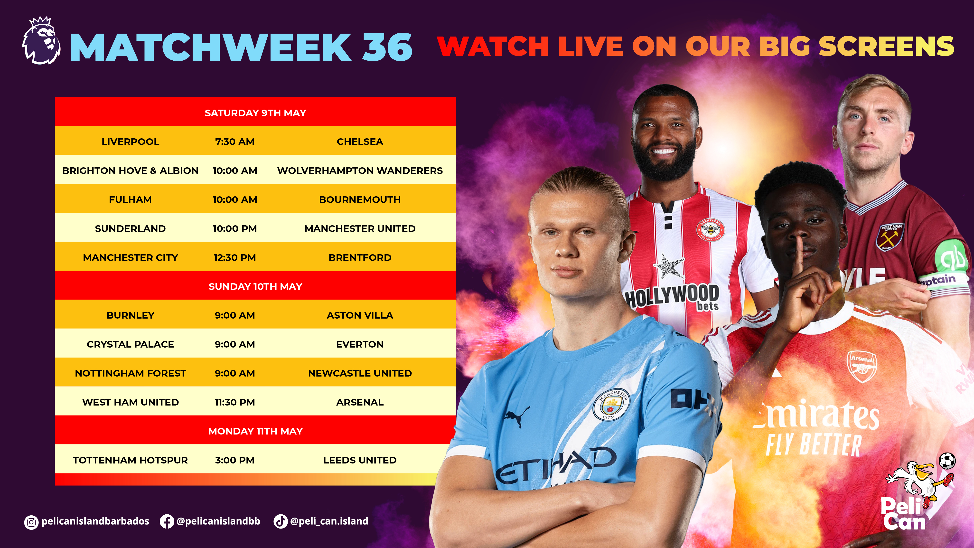 Matchweek 36: Premier League Watch Party