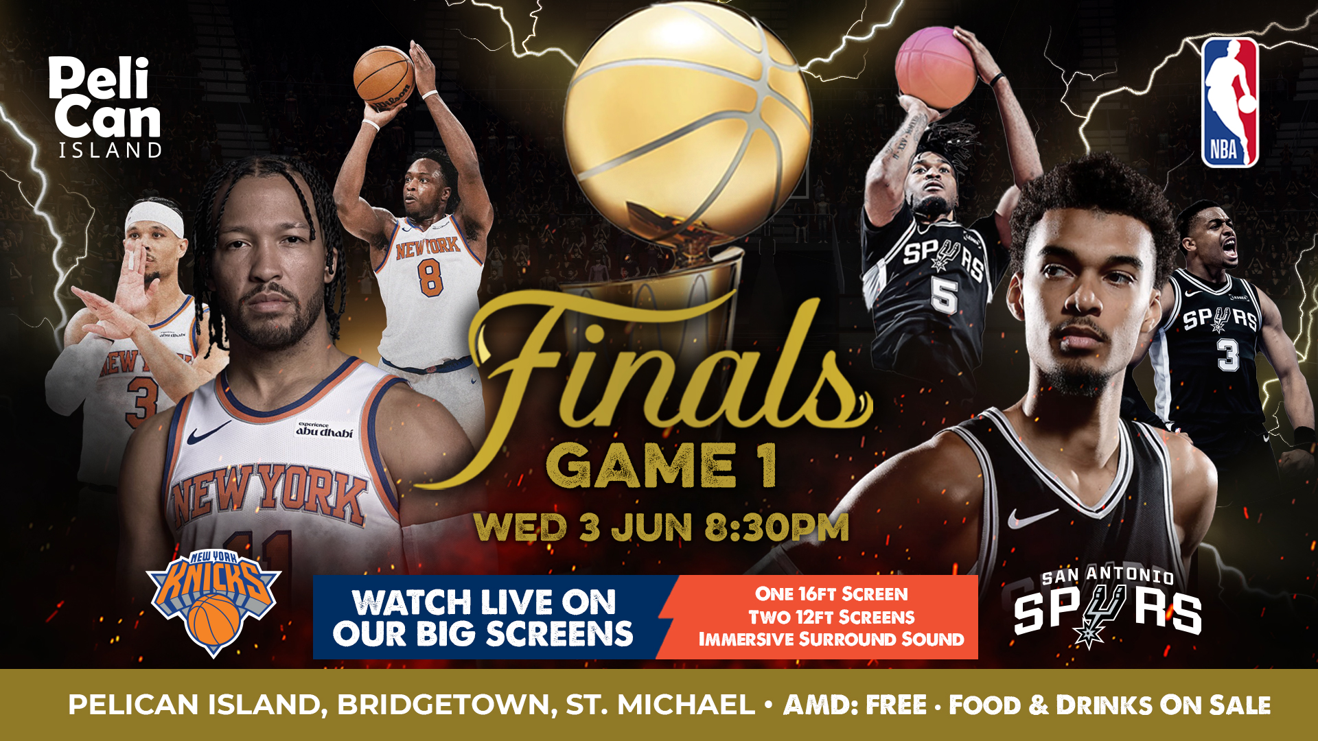NBA Finals: New York Knicks VS San Antonio Spurs Watch Party