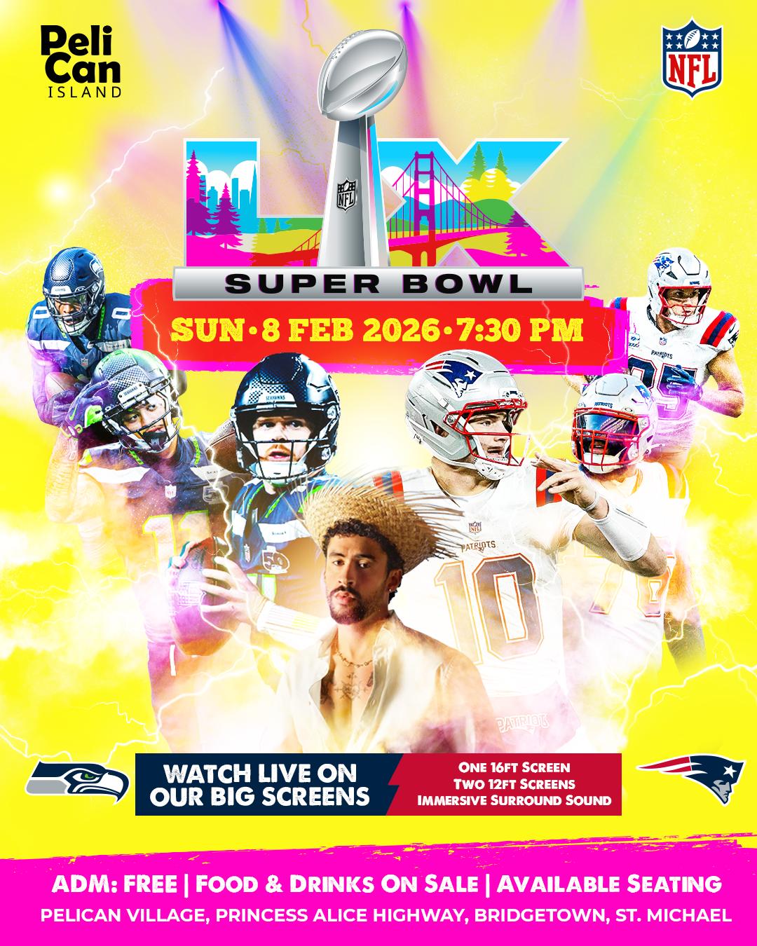 LX Superbowl: Seattle Seahawks vs. New England Patriots